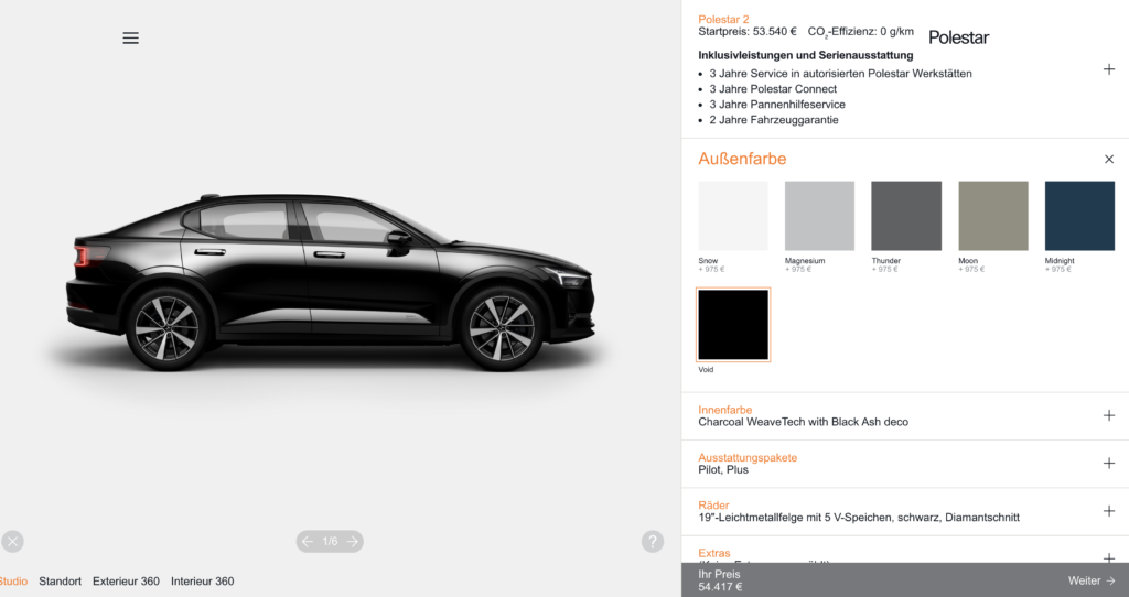 Polestar Configurator